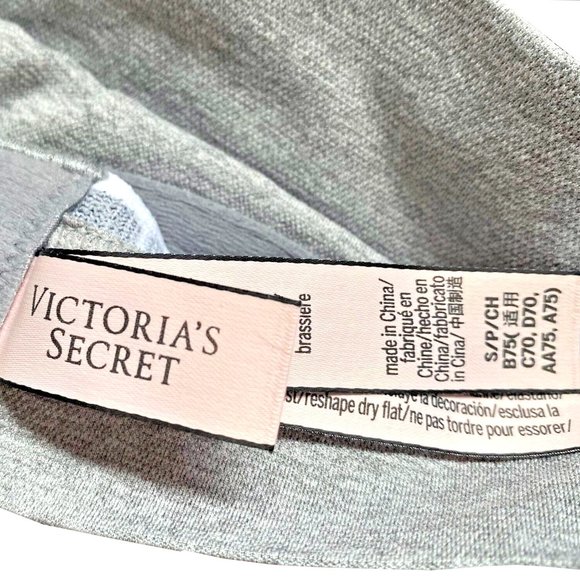 Victoria's Secret Pink Wear Everywhere Wireless Logo Bra $49 Small - Picture 4 of 4